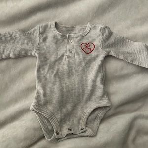 Carters too cute Valentine’s Day onesie